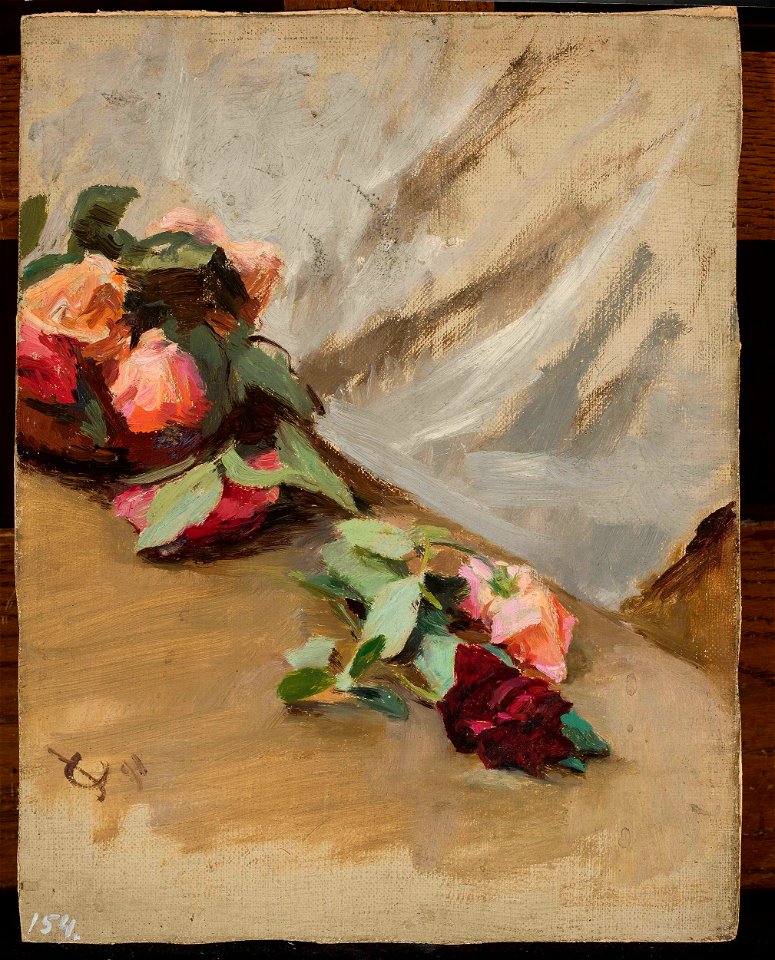 Jan Ciągliński - Roses - MP 1746 MNW - National Museum in Warsaw