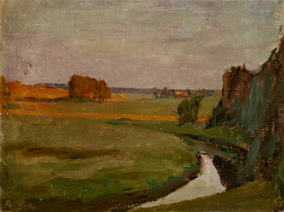 Jan Ciągliński - Evening - MNK II-b-496 - National Museum Kraków