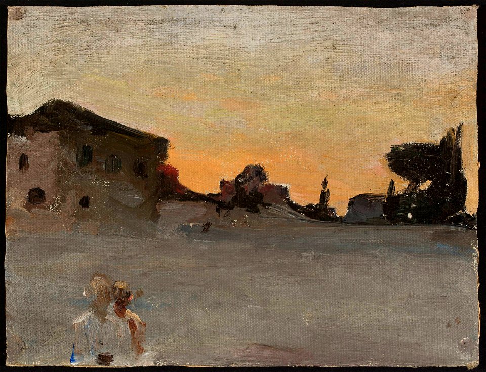 Jan Ciągliński - Corinth. From the journey to Greece - MP 1623 MNW - National Museum in Warsaw