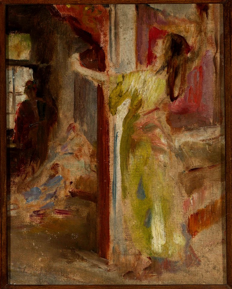 Jan Ciągliński - Study for the painting “Potocka in Bakhchisaray” - MP 1798 MNW - National Museum in Warsaw