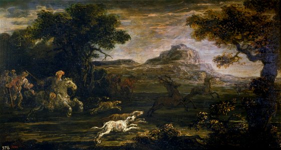 Jan de Momper - Deer hunt