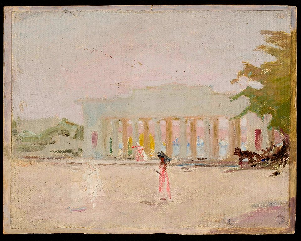 Jan Ciągliński - Sevastopol – Count's Quay. From the journey to Turkestan - MP 1707 MNW - National Museum in Warsaw