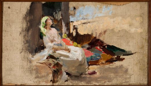 Jan Ciągliński - Sketch for the painting “Potocka in Bakhchisaray” - MP 1800 MNW - National Museum in Warsaw