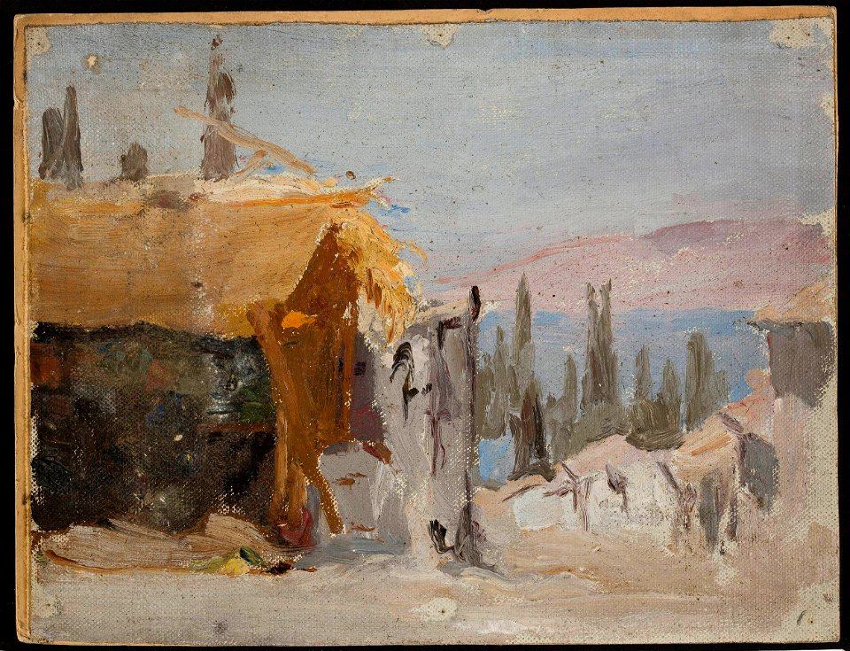 Jan Ciągliński - Smyrna. From the journey to Greece - MP 1645 MNW - National Museum in Warsaw