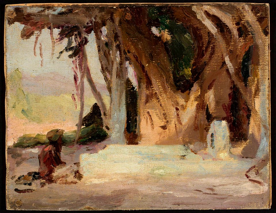 Jan Ciągliński - Study from the journey to India - MP 1658 MNW - National Museum in Warsaw