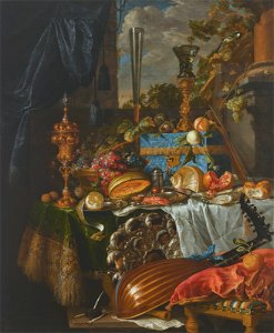 Jan Davidsz de Heem - A banquet still life 2021 CKS 20053 0021(082349)