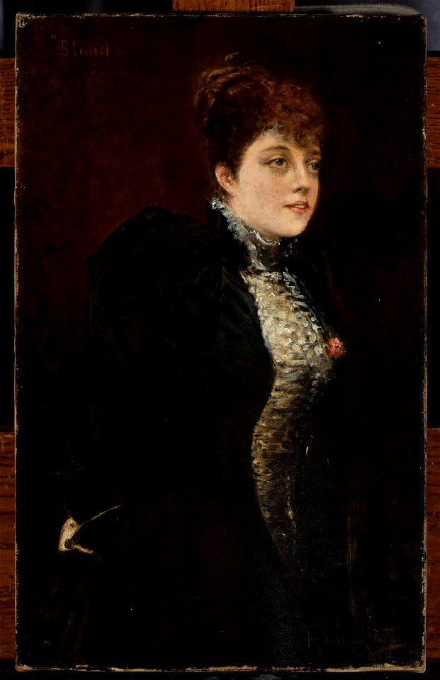 Jan Chełmiński - Portrait of a woman - MP 2382 - National Museum in Warsaw