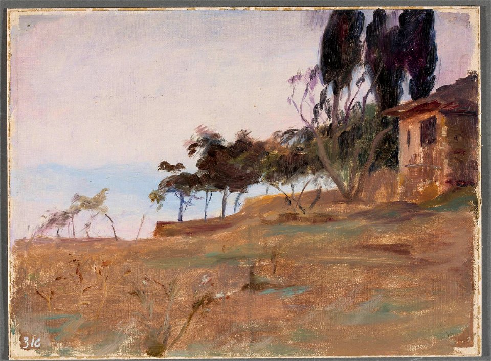 Jan Ciągliński - Study. From the journey to Constantinople - MP 1483 MNW - National Museum in Warsaw