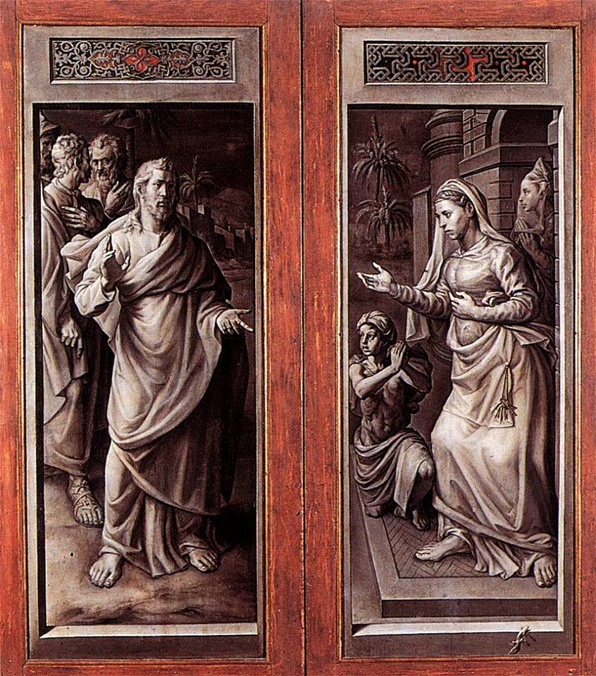 Jan Cornelisz. Vermeyen - Triptych of the Micault Family (closed) - WGA24714
