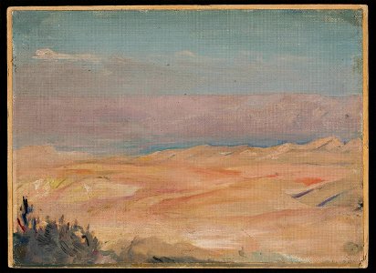 Jan Ciągliński - View from the Mount of Olives. From the journey to Palestine - MP 1570 MNW - National Museum in Warsaw