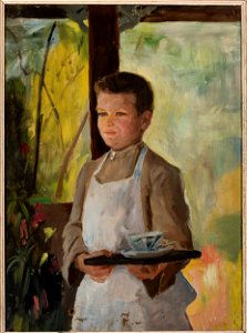 Jan Ciągliński - Little cook - MP 4834 MNW - National Museum in Warsaw