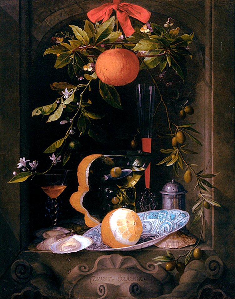 Jan Davidsz de Heem - Vivat Oraenge