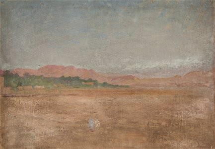 Jan Ciągliński - Biskra (Desert) - MNK II-b-410 - National Museum Kraków