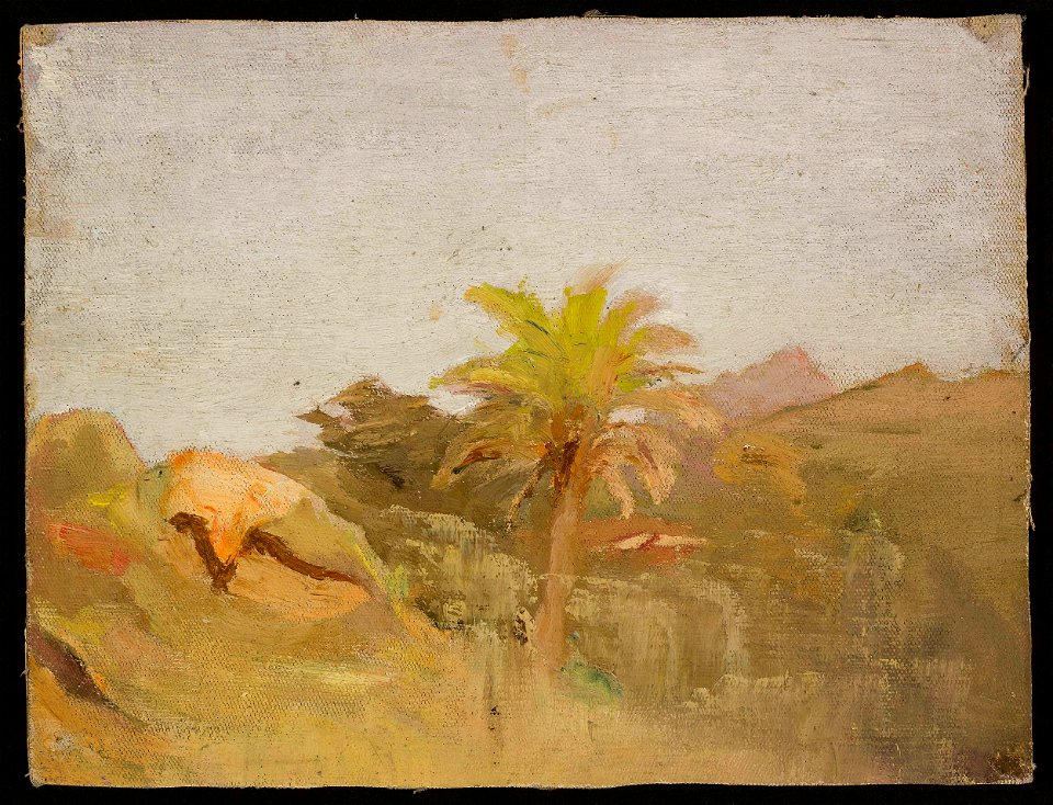 Jan Ciągliński - Palm tree in Ceylon. From the journey to India - MP 1697 MNW - National Museum in Warsaw