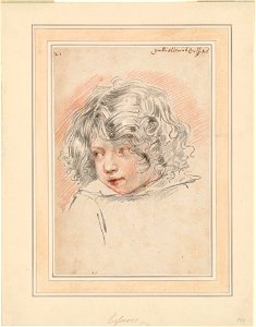 Jan Cossiers - Portrait of Artist's Son Guilliellemus