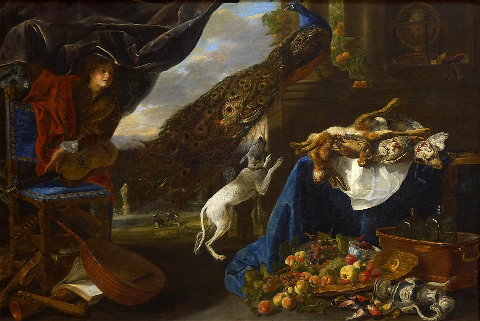 Jan Fyt, Jan Erasmus Quellinus (attr.) - Still life with a boy