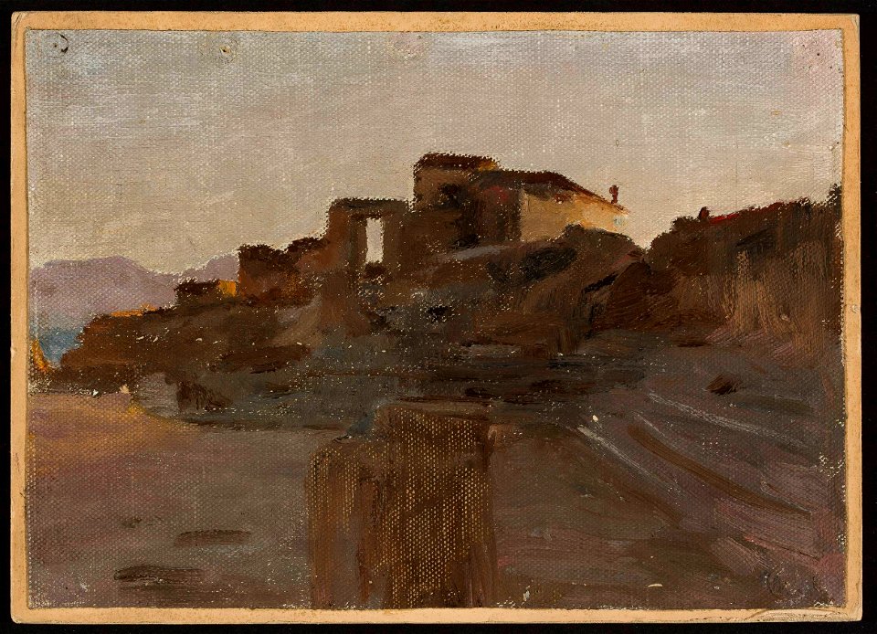 Jan Ciągliński - Eleusis. From the journey to Greece - MP 1644 MNW - National Museum in Warsaw