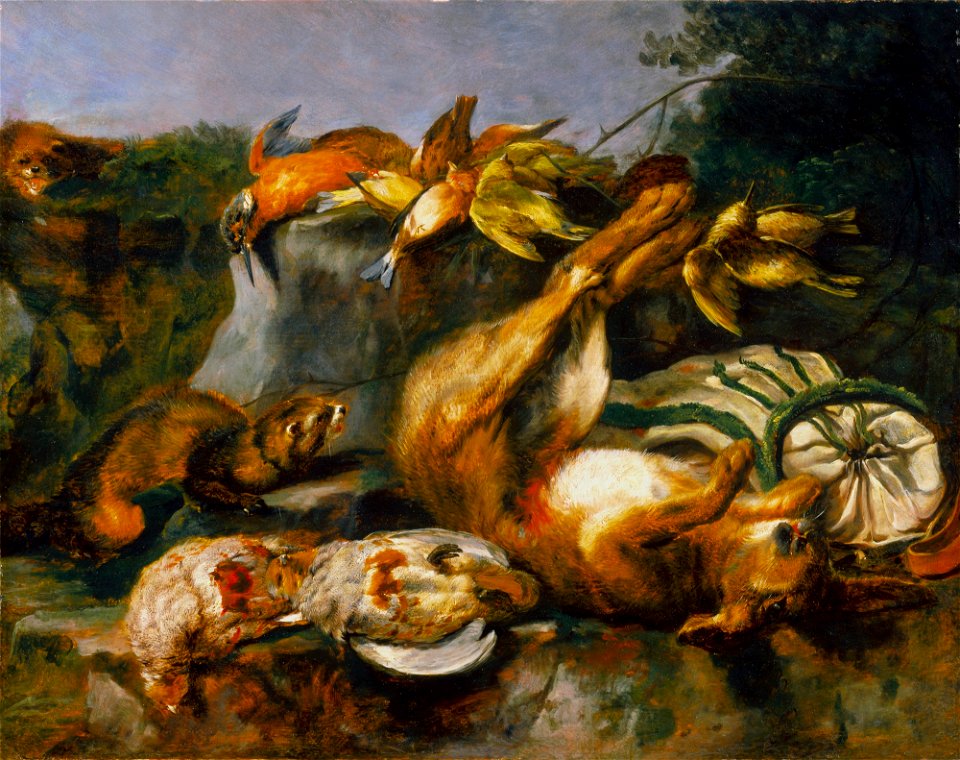Jan Fyt - Dead Game and Weasels - 28.94 - Detroit Institute of Arts