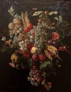 Jan Davidsz de Heem - Guirlande de fruits