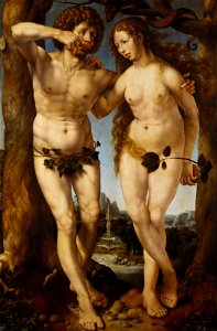 Jan Gossaert (c. 1478-1532) - Adam and Eve - L14 - Royal Collection