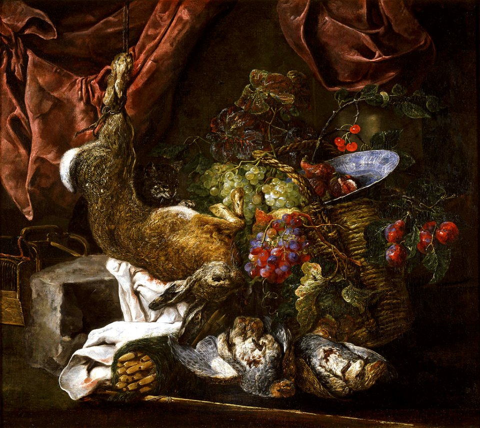 Jan Fyt - Still life with game and fruit