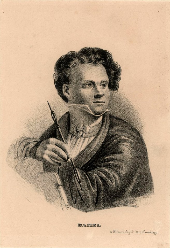 Jan Damiel. Ян Дамель (J. Aziambłoŭski, 1833-63)