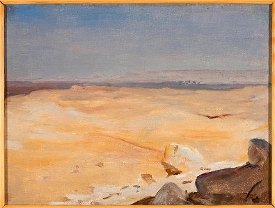 Jan Ciągliński - Desert motif. From the journey to Egypt - MP 1608 MNW - National Museum in Warsaw
