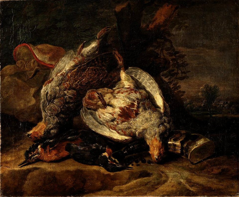 Jan Fyt - Still Life with Partridges - NM 2030 - Nationalmuseum
