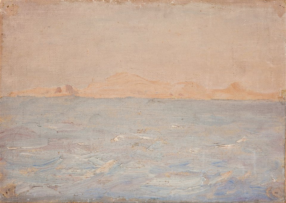 Jan Ciągliński - Malta (View from a Ship) - MNK II-b-437 - National Museum Kraków