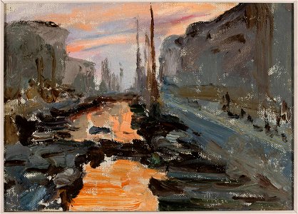 Jan Ciągliński - Trieste. From the journey to Greece - MP 1618 MNW - National Museum in Warsaw