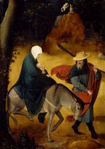 Jan de Beer - The flight into Egypt. Free illustration for personal and commercial use.