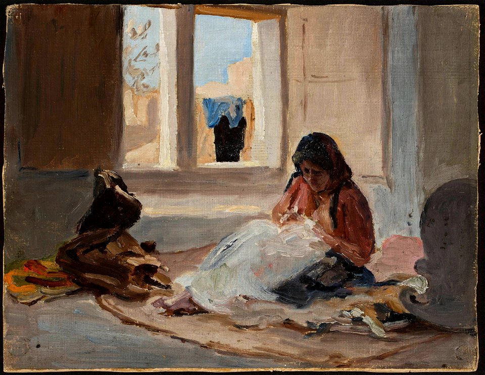 Jan Ciągliński - Nazareth. From the journey to Palestine - MP 1546 MNW - National Museum in Warsaw