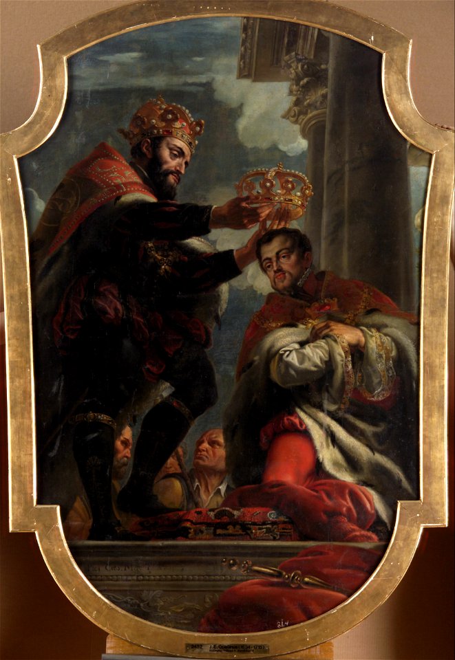 Jan Erasmus Quellinus - Charles V crowns Philip II