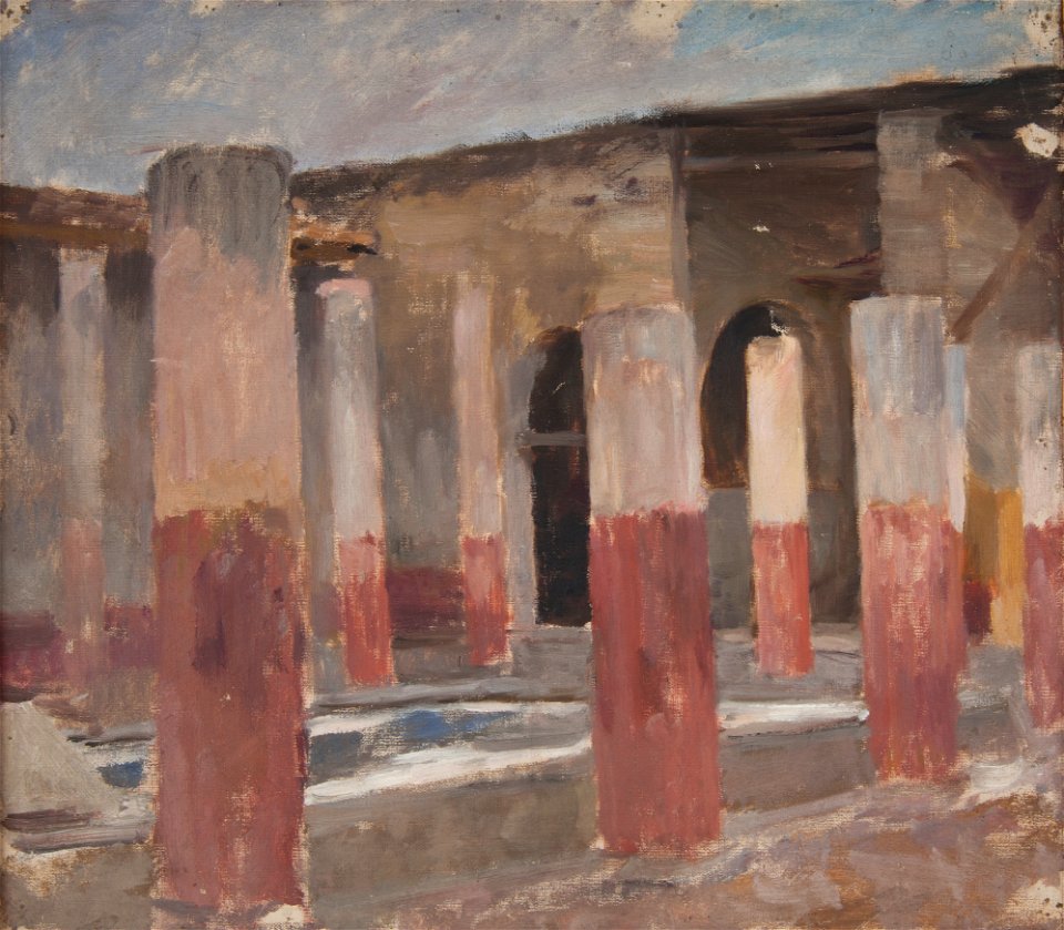 Jan Ciągliński - Pompeii - MNK II-b-326 - National Museum Kraków