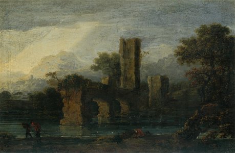 Jan de Momper – dielňa autora - Krajina so zrúcaninou - M 155 - Ernest Zmeták Art Gallery