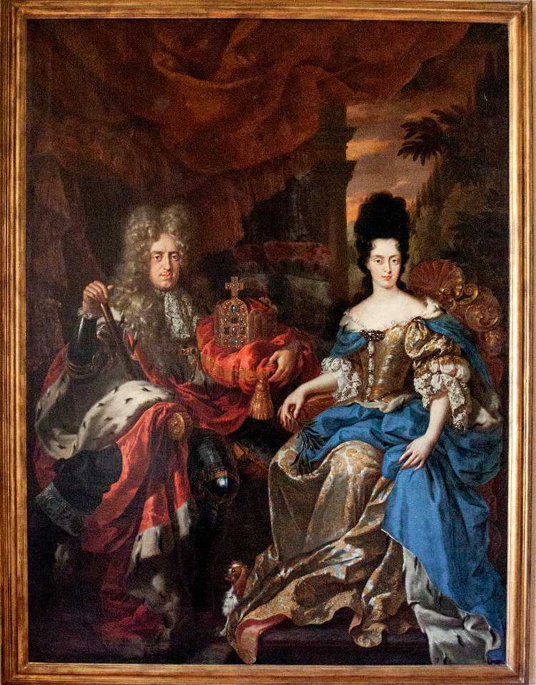 Jan Frans van Douven - Elector Palatine Johann wilhelm von Pfalz-Neuburg and his wife