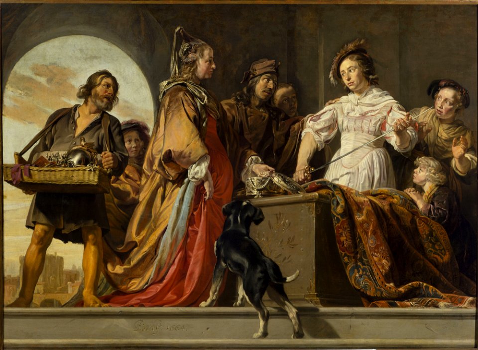 Jan de Braij - Achilles among the Daughters of Lycomedes (Ovid, Metamorphoses, XII, 162 ff) - M.Ob.530 - National Museum in Warsaw