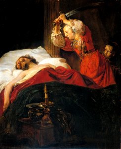 Jan de Bray-Judith and Holofernes. Free illustration for personal and commercial use.