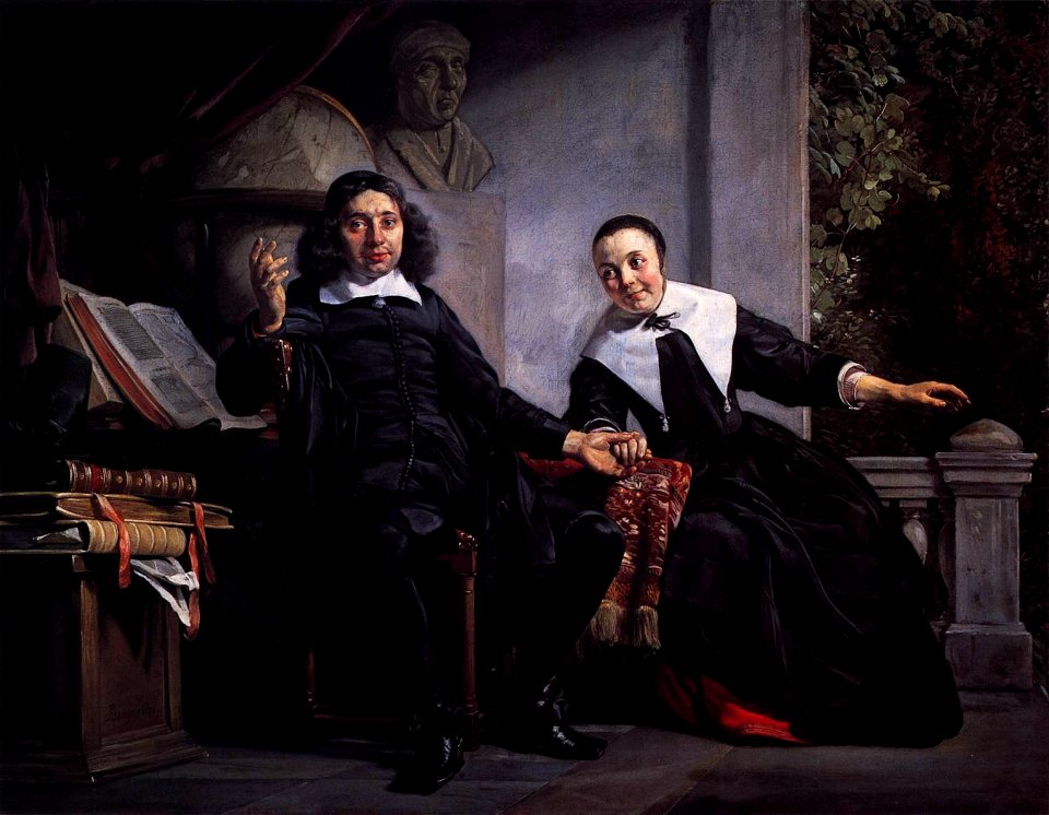 Jan de Bray - Haarlem Printer Abraham Casteleyn and His Wife Margarieta van Bancken - WGA3116