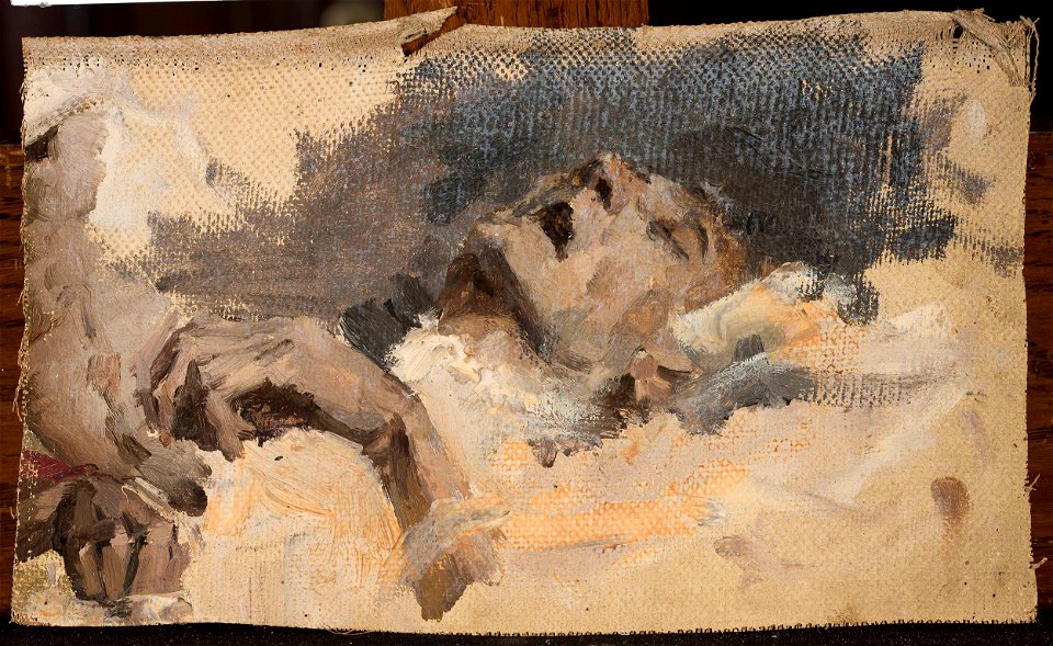 Jan Ciągliński - Study of a deceased man - MP 1883 MNW - National Museum in Warsaw