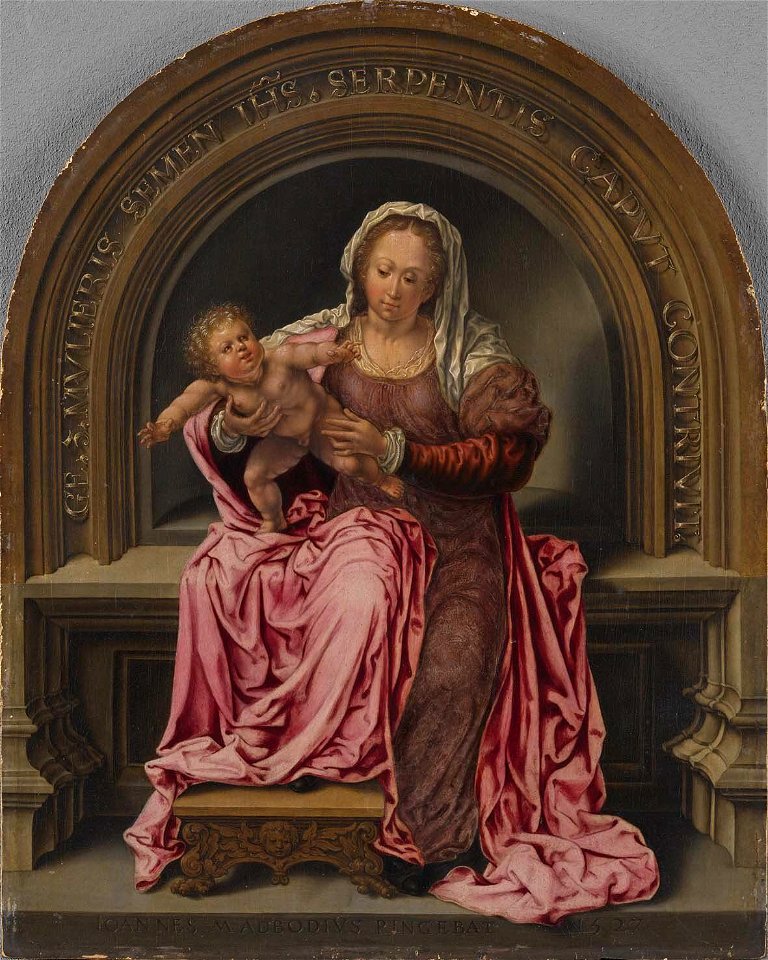 Jan Gossaert gen. Mabuse - Maria mit Kind - WAF 306 - Bavarian State Painting Collections