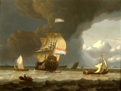 Jan Claesz Rietschoof - Schepen op de Scheldt