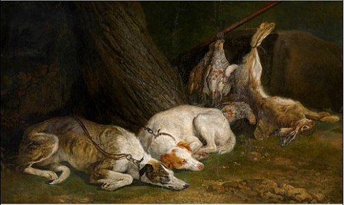 Jan Fyt - Two greyhounds