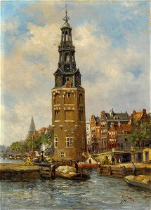 Jan Gerard Smits Montelbaanstoren Amsterdam
