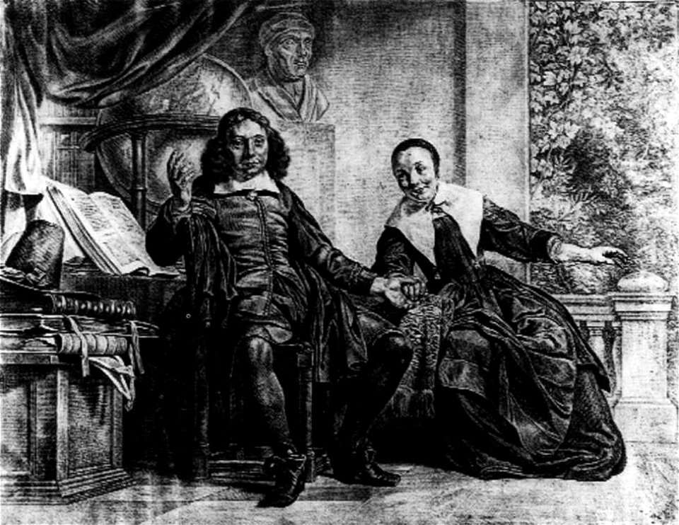 Jan de Bray - Haarlem Printer Abraham Casteleyn and His Wife Margarieta van Bancken - WGA03119