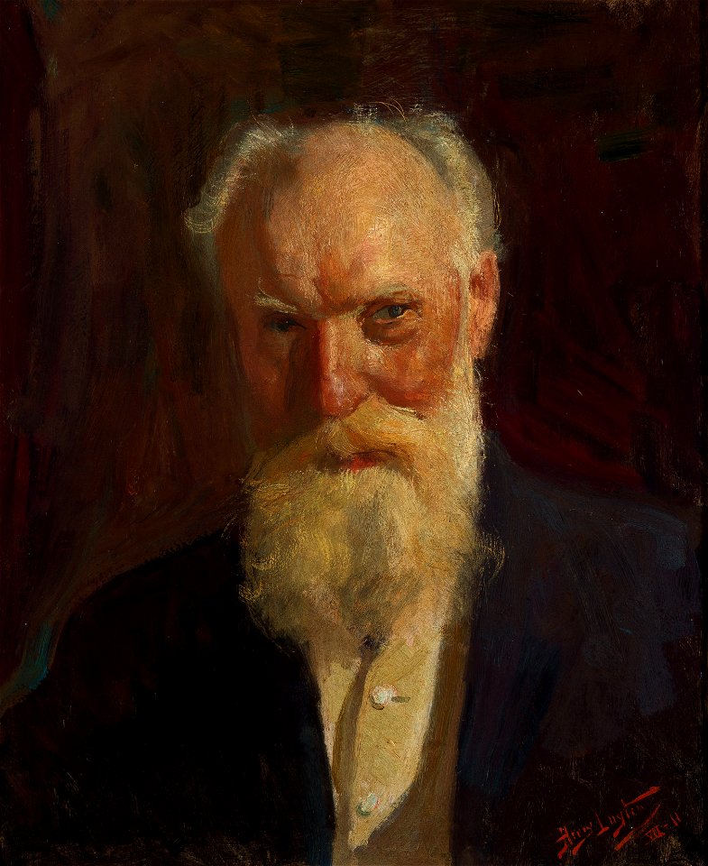 Jan Hendrik Luyten - Jacobus George Robbers (1838-1925), directeur Elsevier 1880-1925 - 3730 - Amsterdam Museum