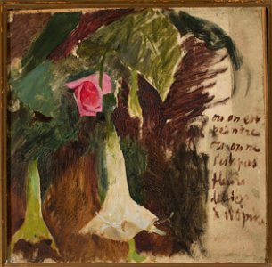 Jan Ciągliński - Study of flowers - MP 1819 MNW - National Museum in Warsaw