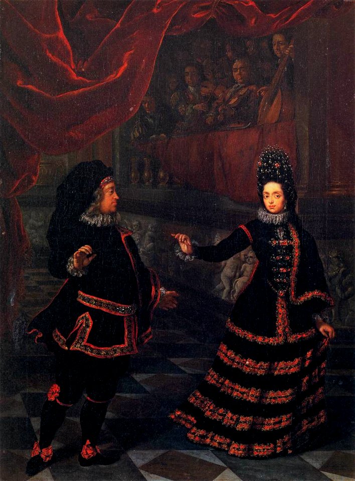 Jan Frans van Douven - Electress Palatine Dancing with Her Husband - WGA6667