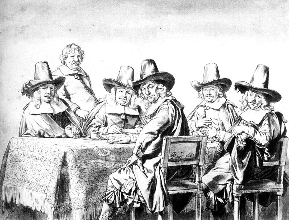 Jan de Bray - The Regents of the Children's Orphanage in Haarlem - WGA3138