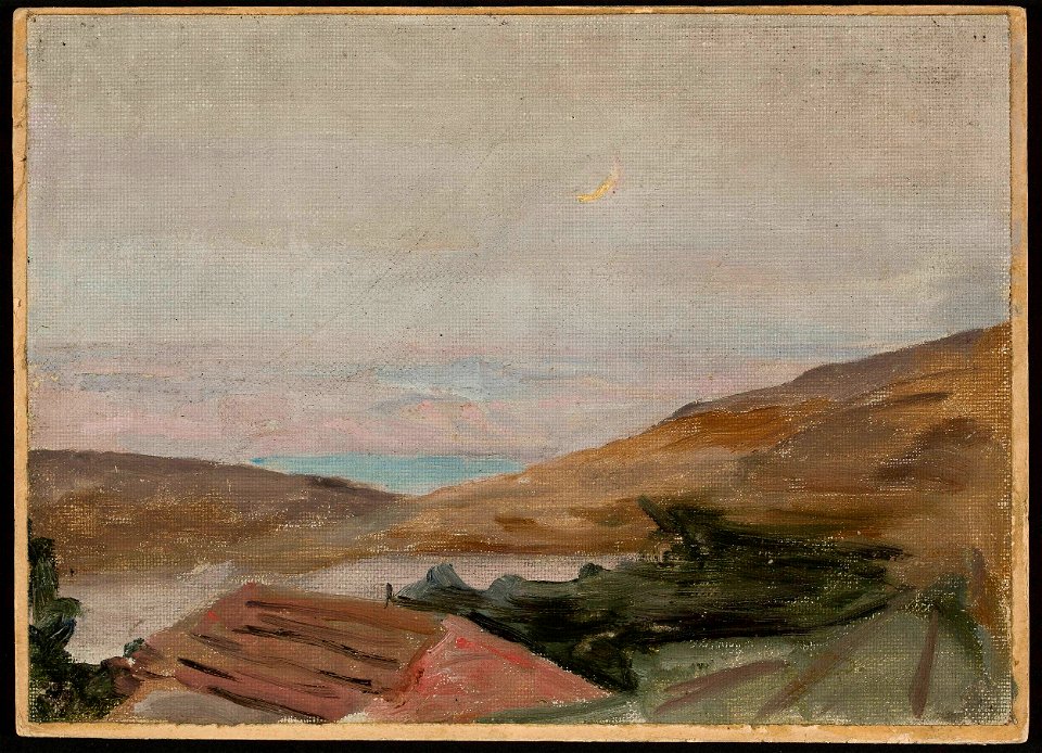 Jan Ciągliński - Tiberias. From the journey to Palestine - MP 1576 MNW - National Museum in Warsaw